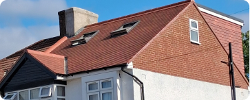 Hip-to-gable loft conversion on a semi-detached house